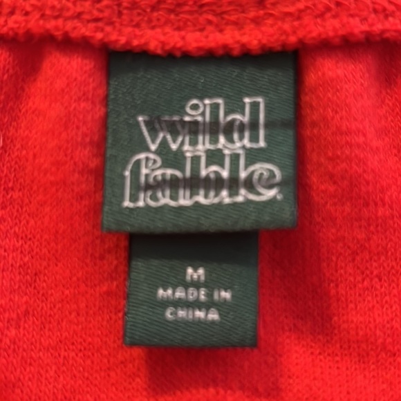 Wild Fable TERRY CLOTH ROMPER SWIMSUIT COVERUP Medium RED Swim Cover EUC - Picture 7 of 7